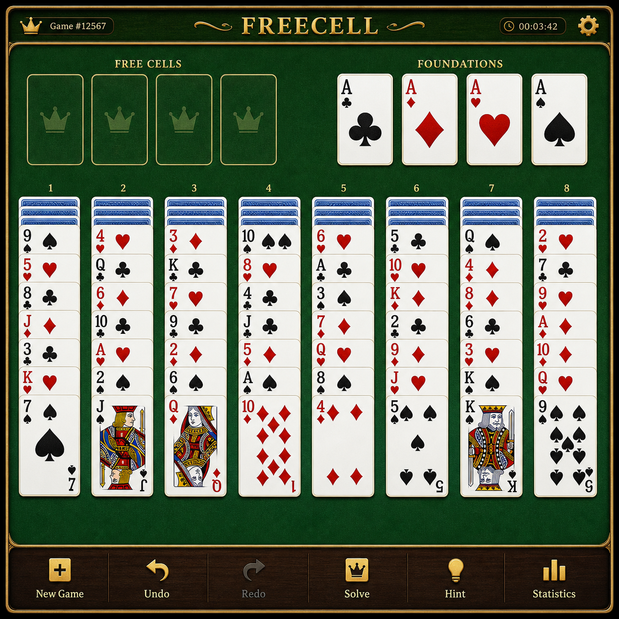 FreeCell Solitaire: Mastering the 99% Winnable Game